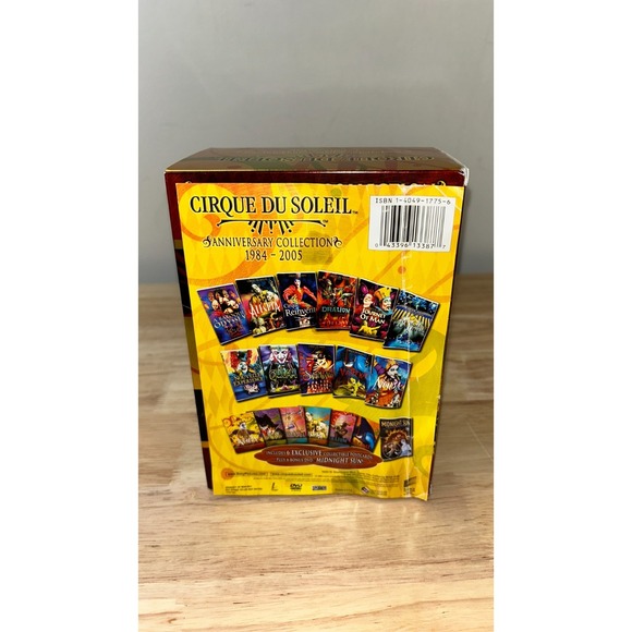 Cirque du Soleil Anniversary Collection 1984-2005 12 DVD Box Set w/ 6 Postcards - Picture 6 of 8